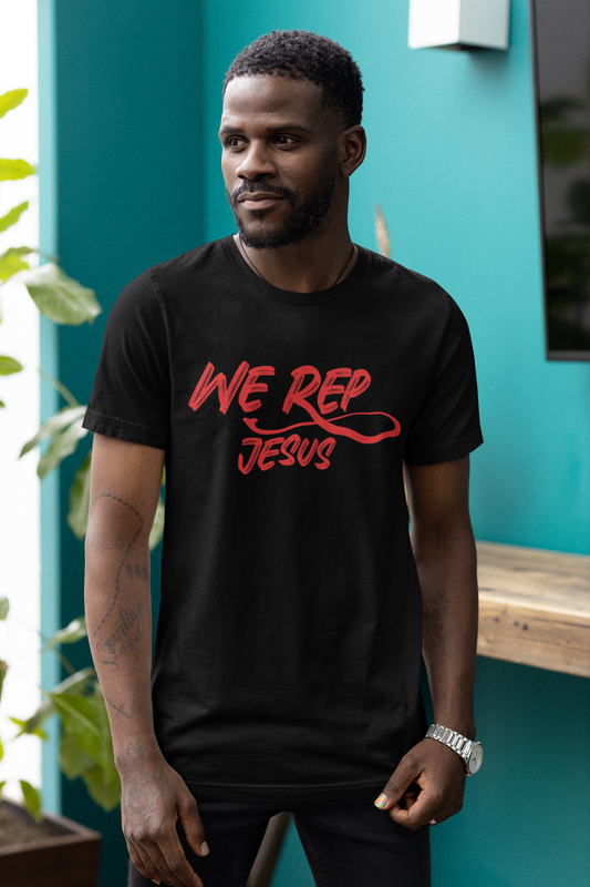 We Rep Jesus T-Shirt Black