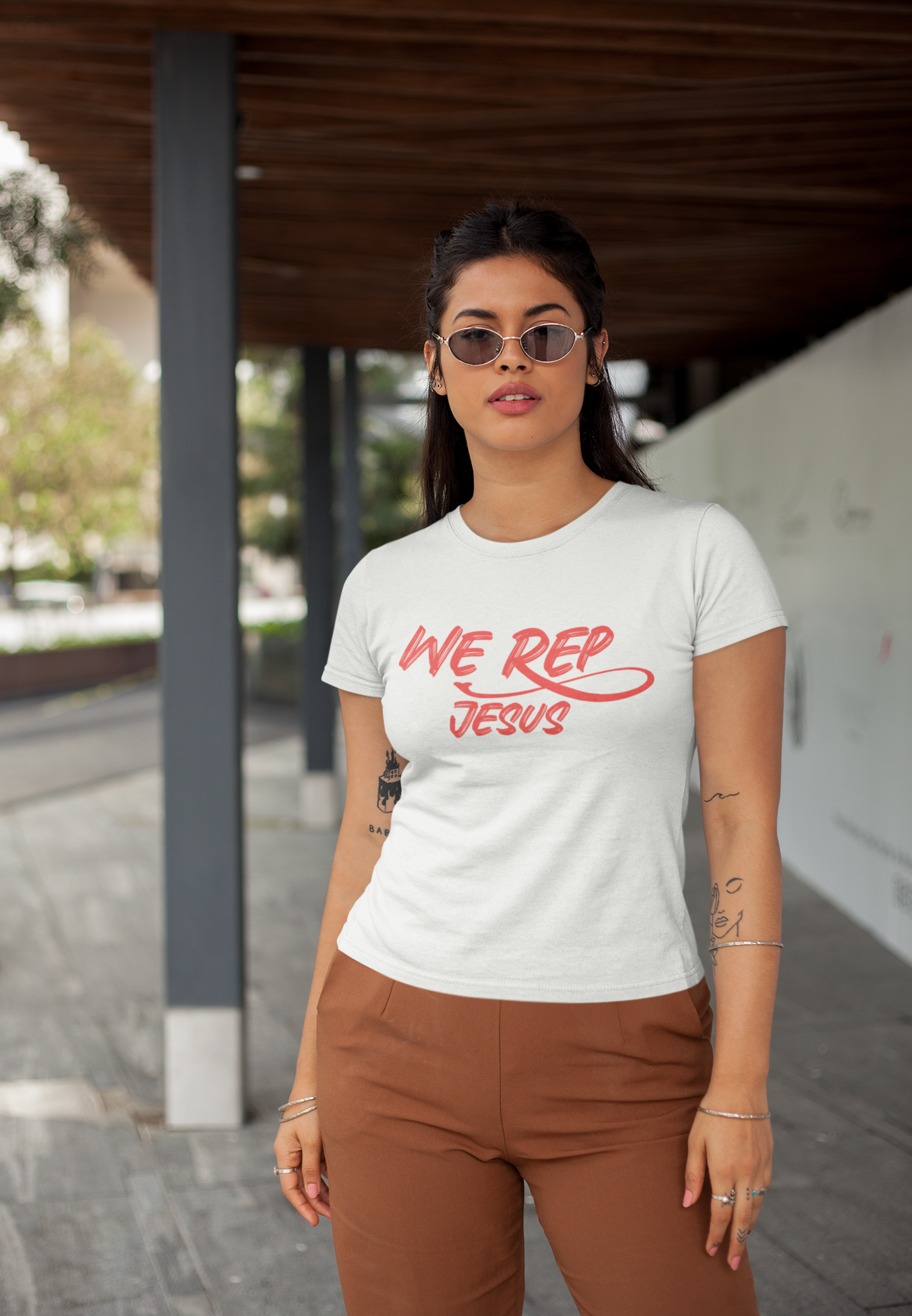 We Rep Jesus T-Shirt White